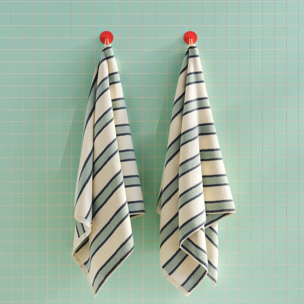 Super-Plush Turkish Cotton Bath Towels Set of 2