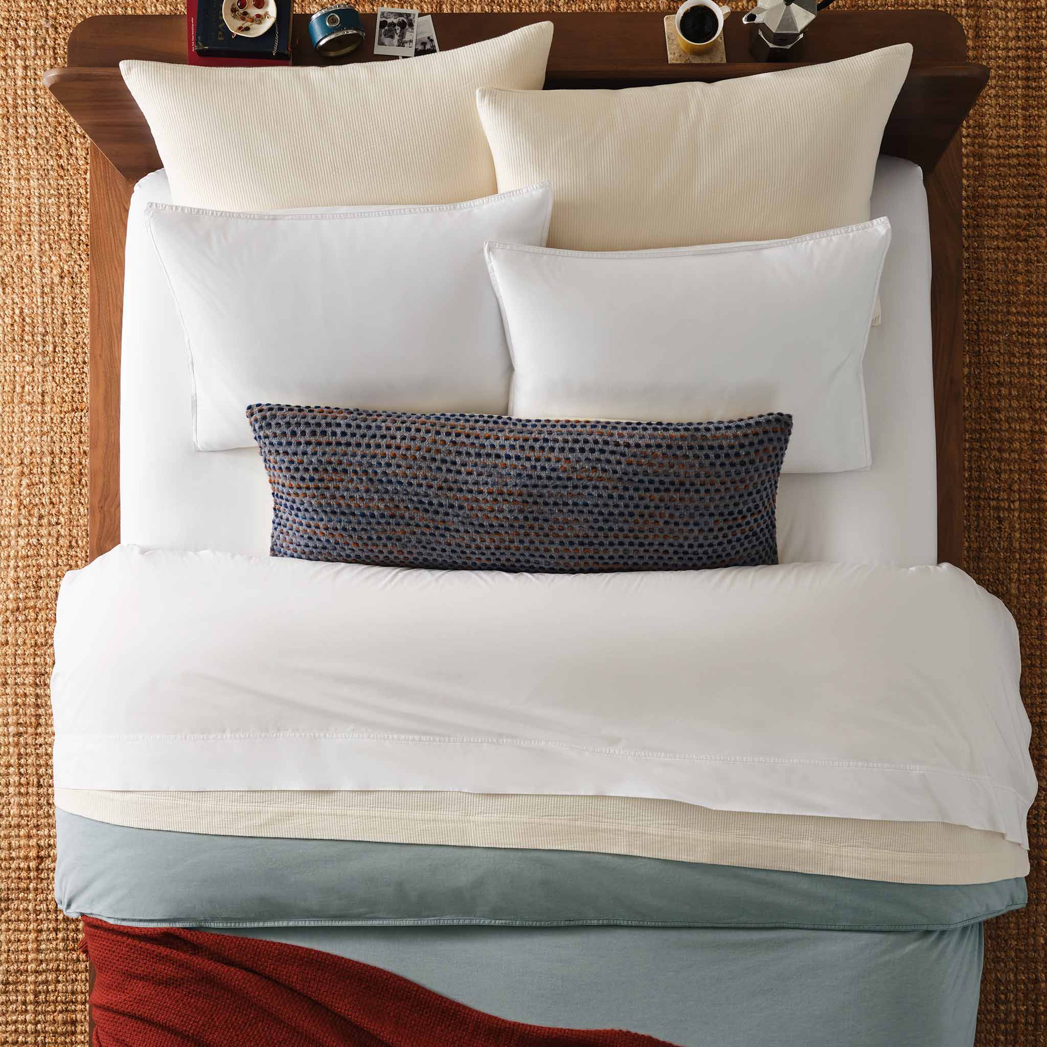 Washed Classic Percale Duvet Cover - Last Call
