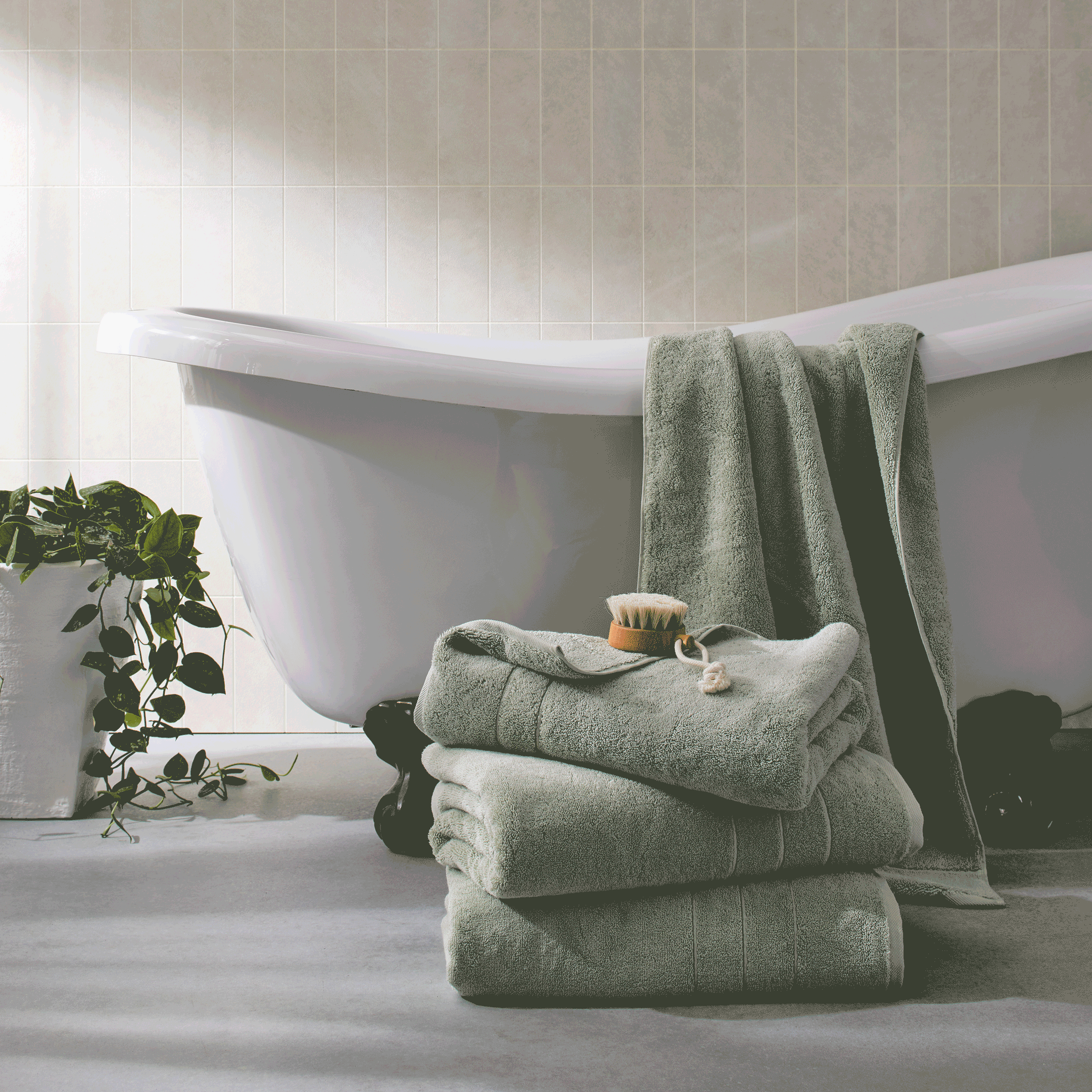Super-Plush Turkish Cotton Bath Towels Set of 2 - Last Call