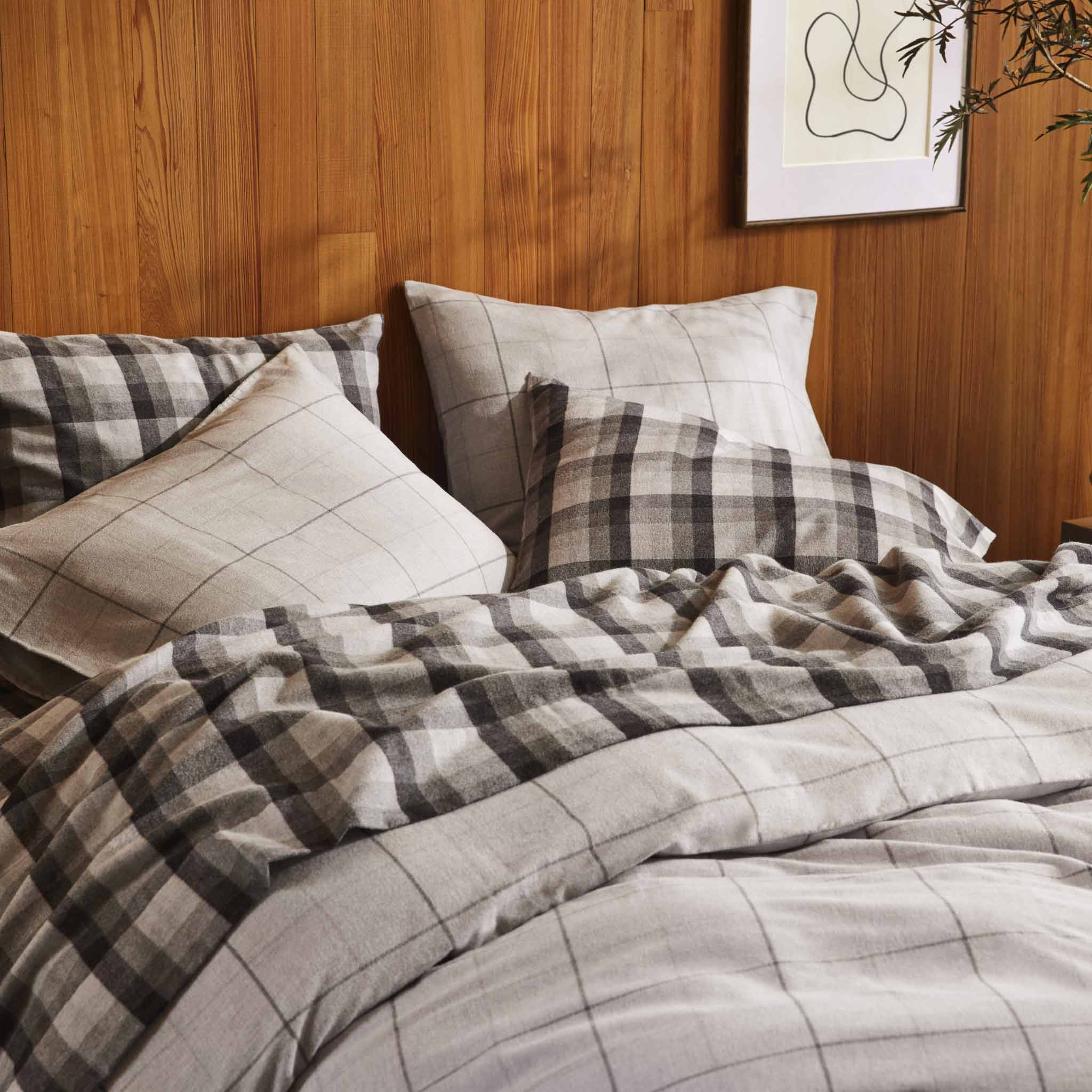 Brushed Flannel Pillowcase Set
