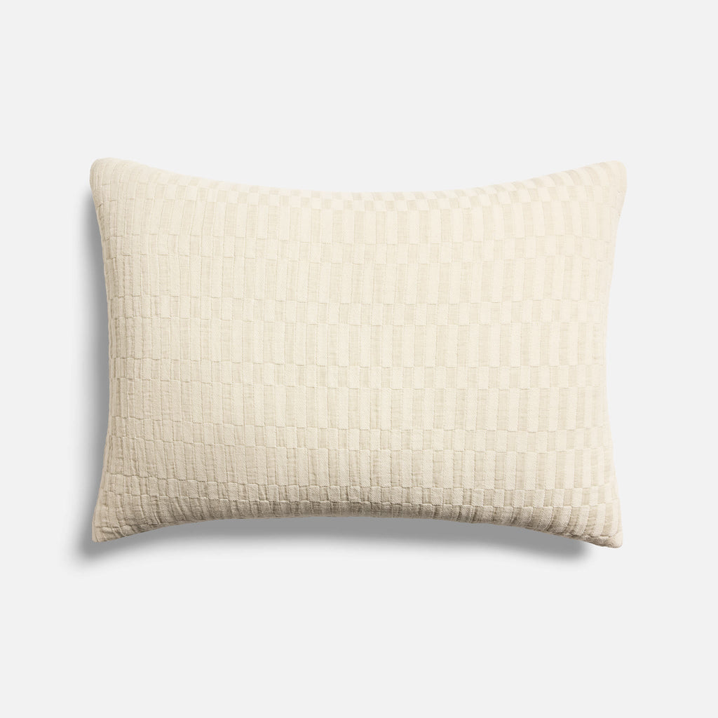 Woven Checkerboard Sham Set