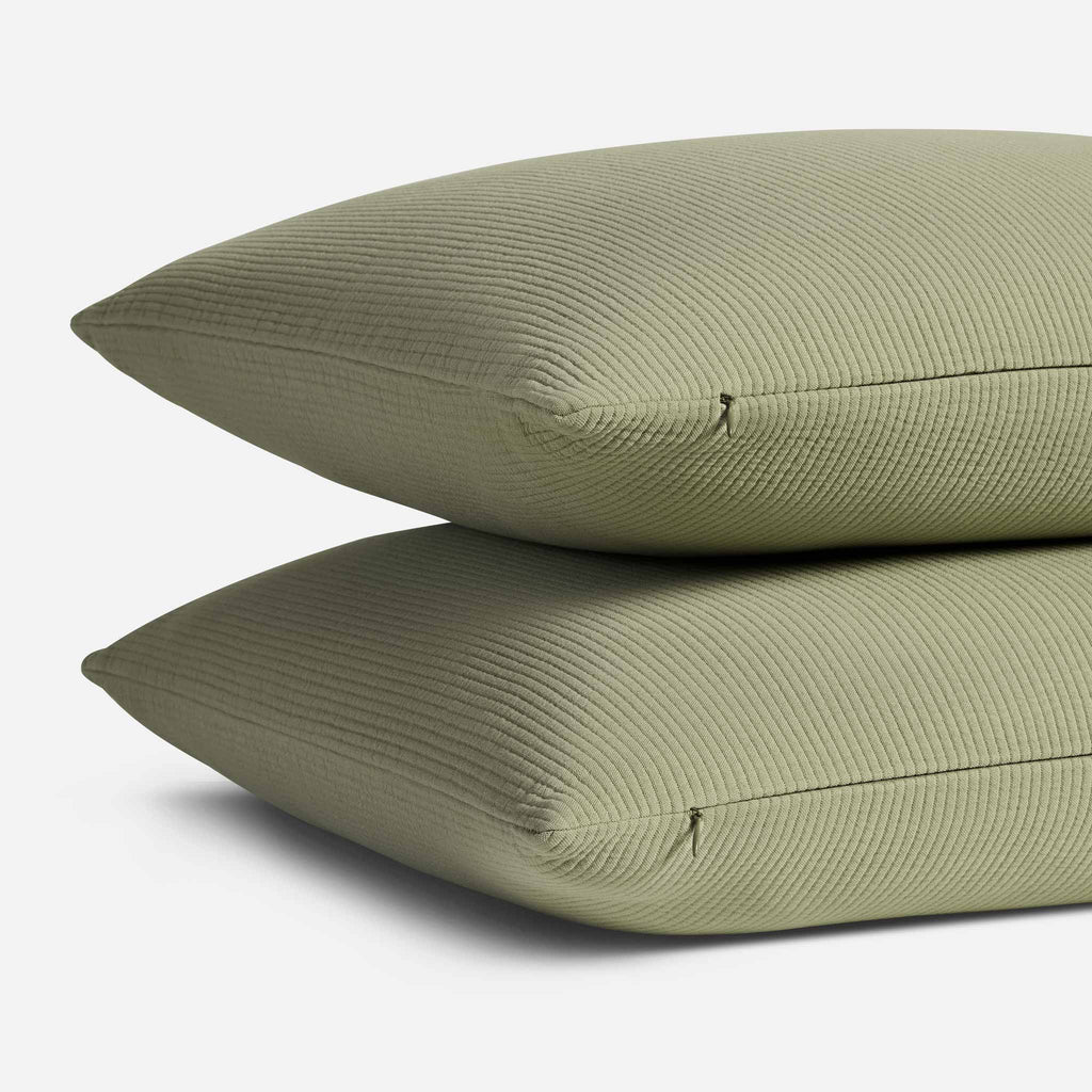 Ribbed Matelasse Sham Set