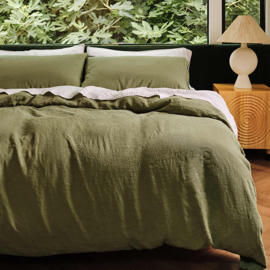 Washed European Linen Duvet Cover - Last Call