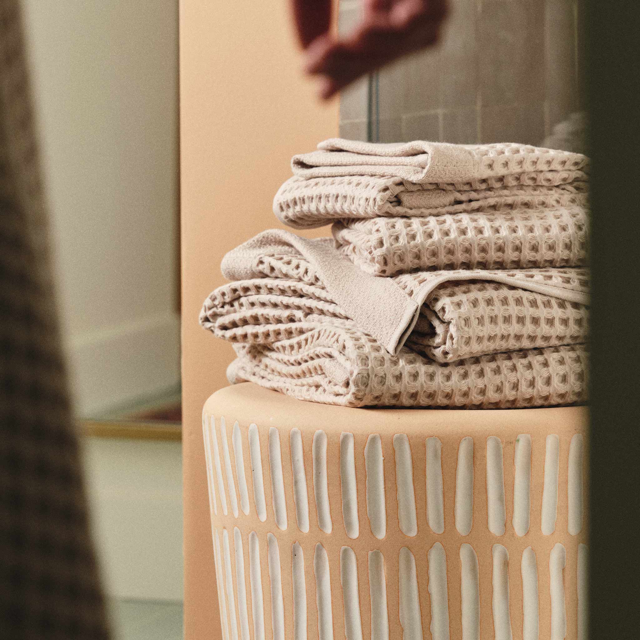 Dreamweave Waffle Bath Towels Set of 2 - Last Call