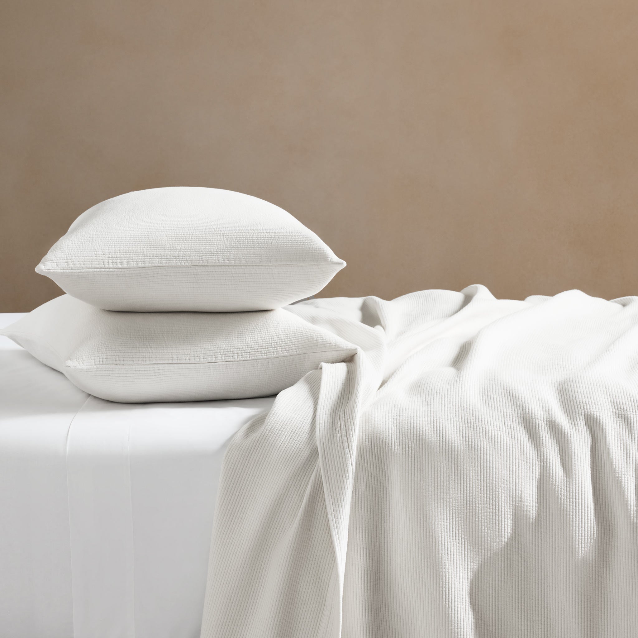 Ribbed Matelasse Sham Set - Last Call