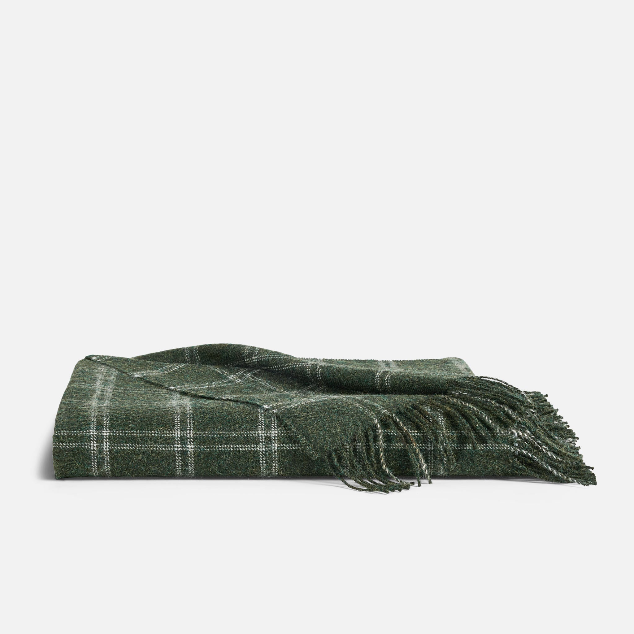 Alpaca Windowpane Throw Blanket - Last Call