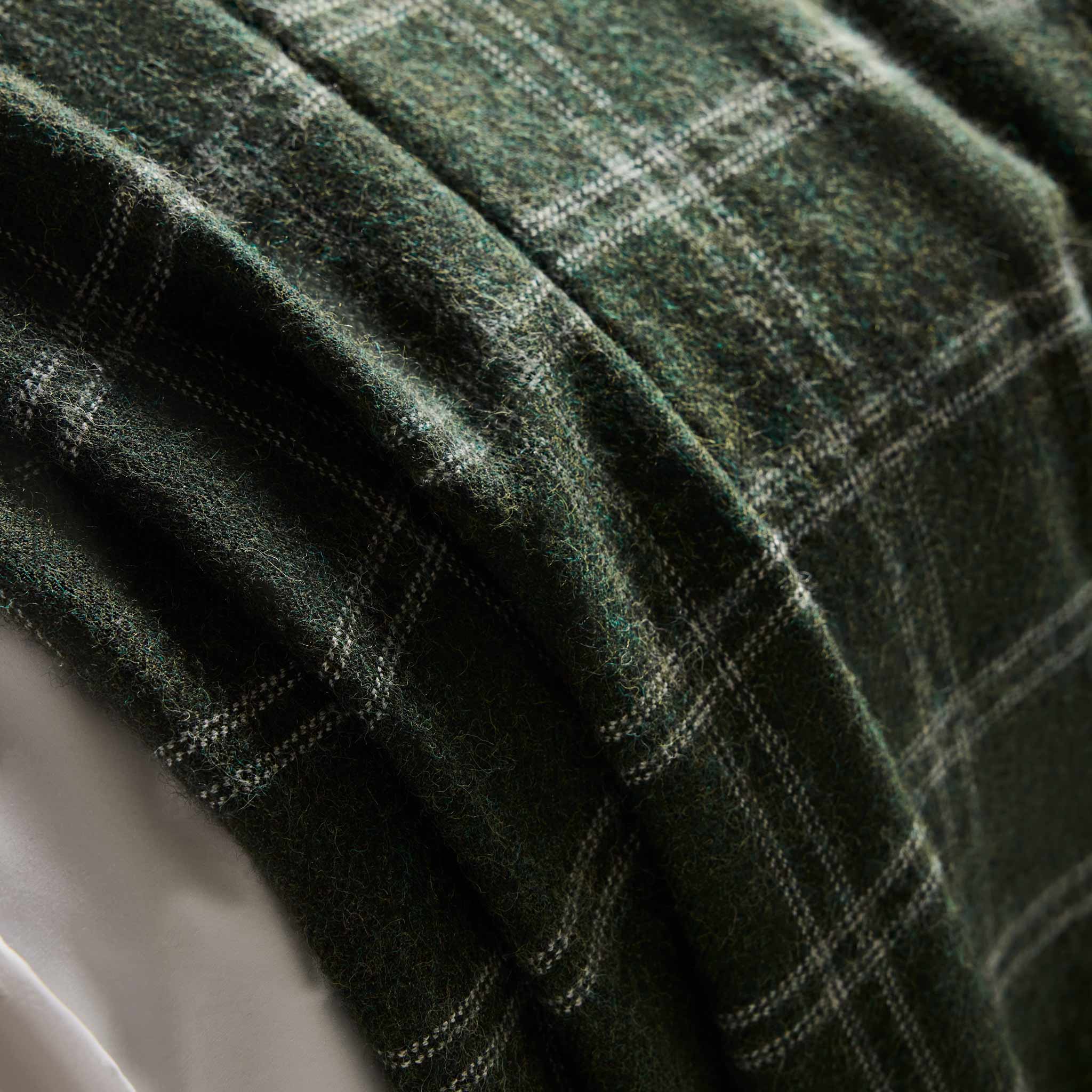 Alpaca Windowpane Throw Blanket - Last Call
