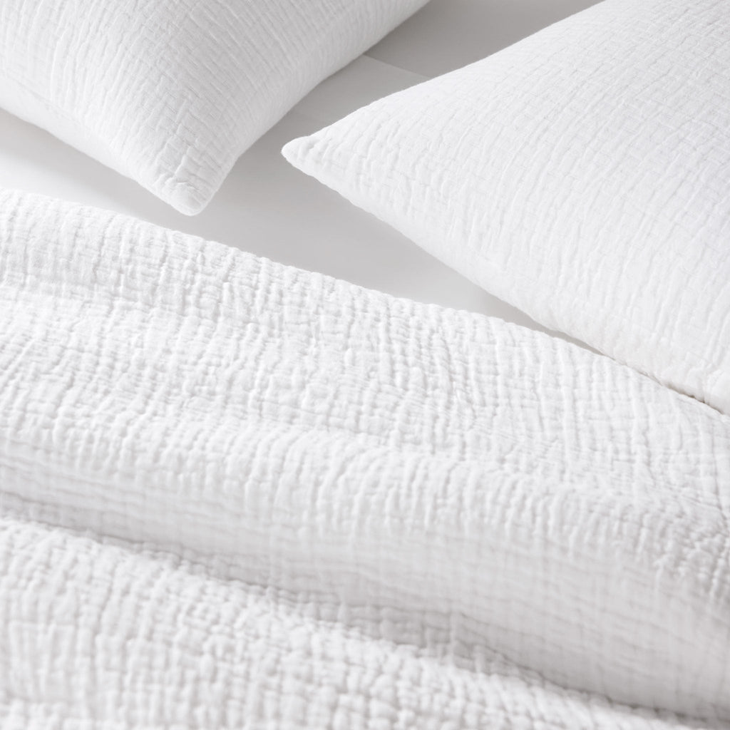 Breezeweave Crinkle Cotton Sham Set