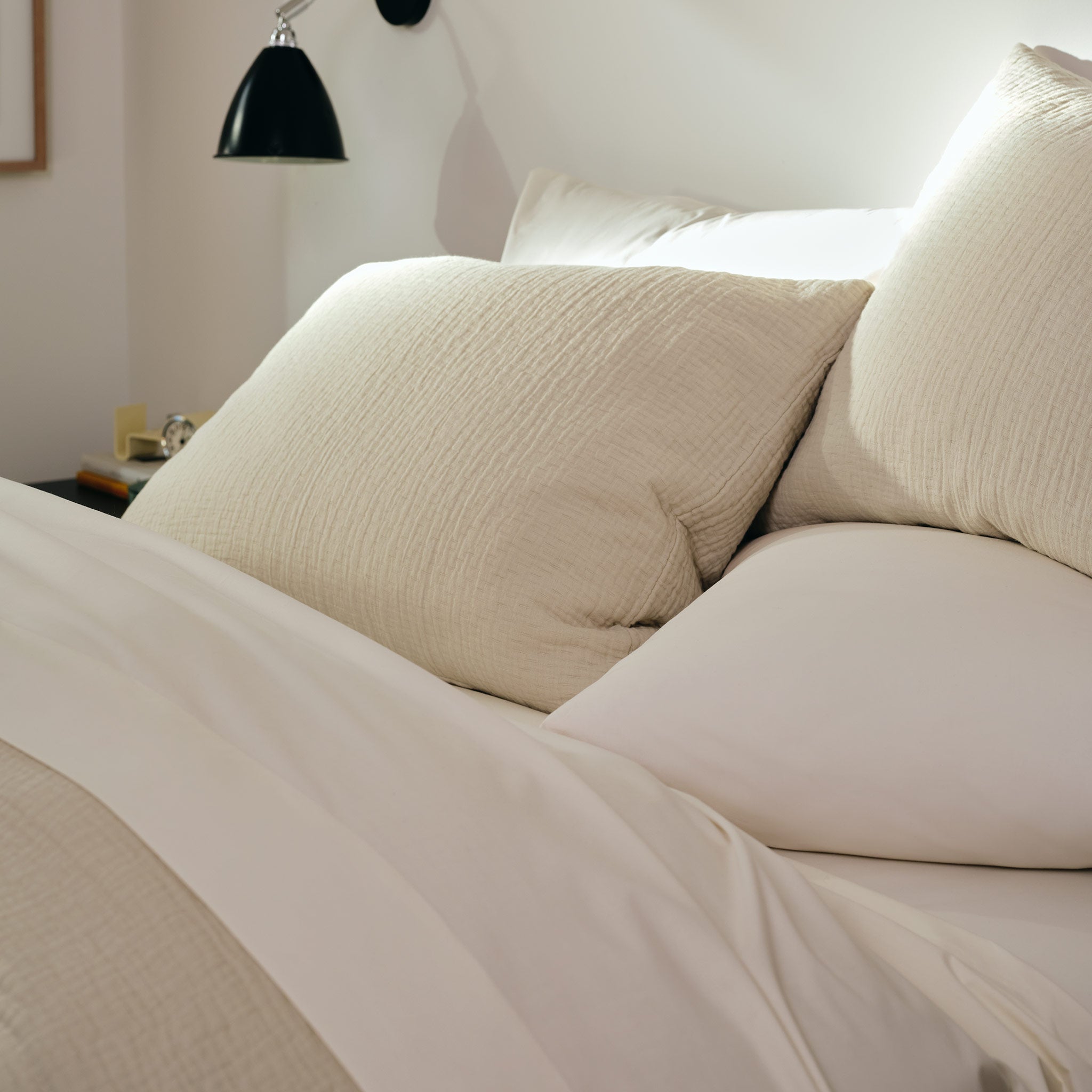 Breezeweave Crinkle Cotton Sham Set