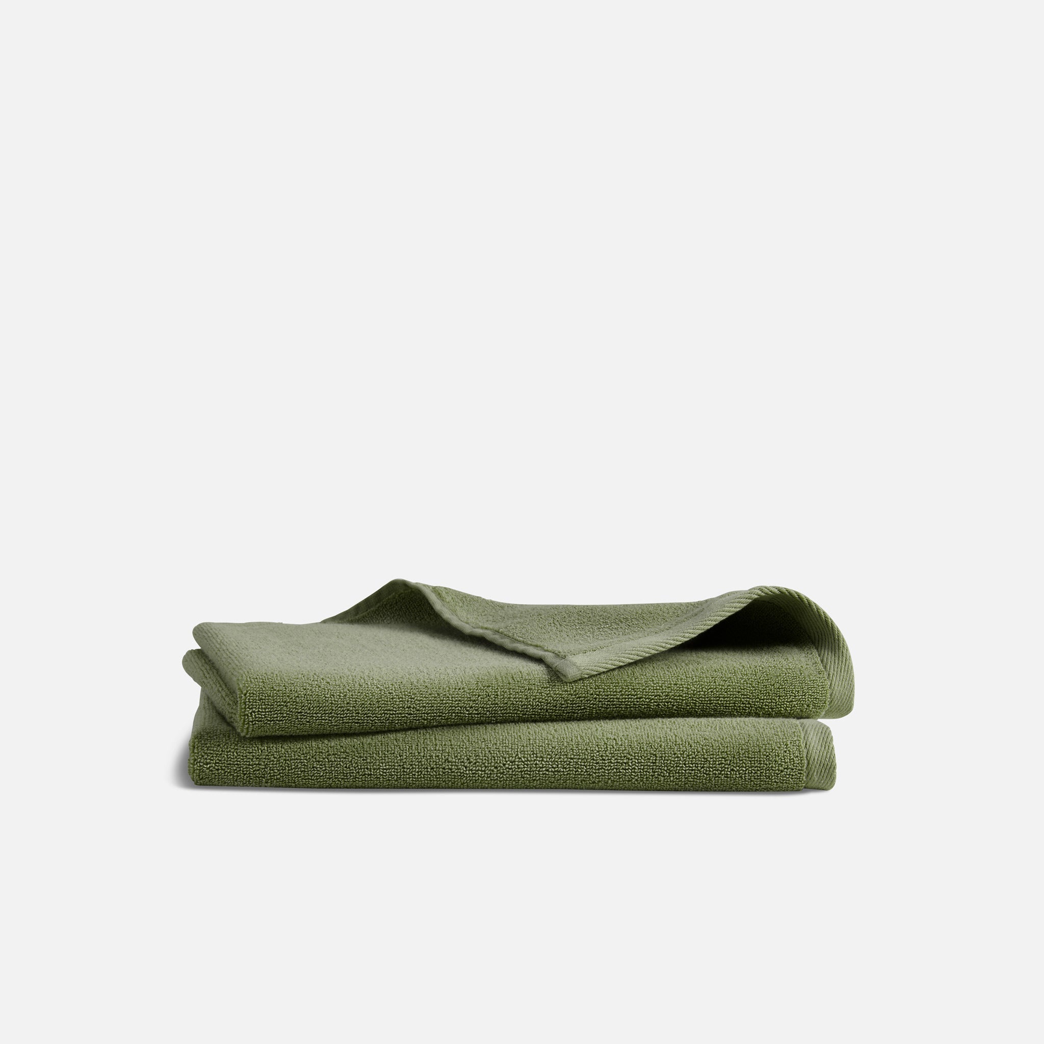 Plush Turkish Cotton Hand Towels Set of 2