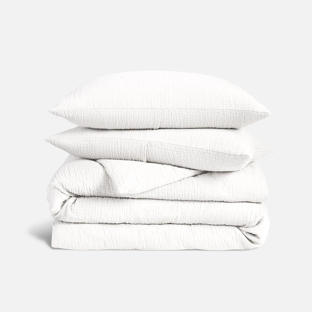 Breezeweave Crinkle Cotton Duvet Set