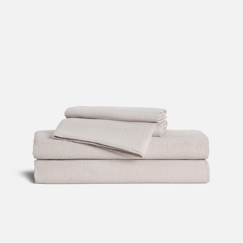Washed European Linen Core Sheet Set - Last Call