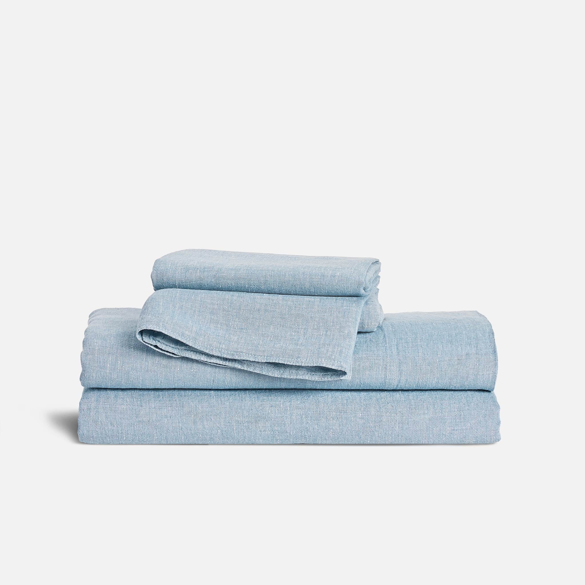 Washed European Linen Core Sheet Set