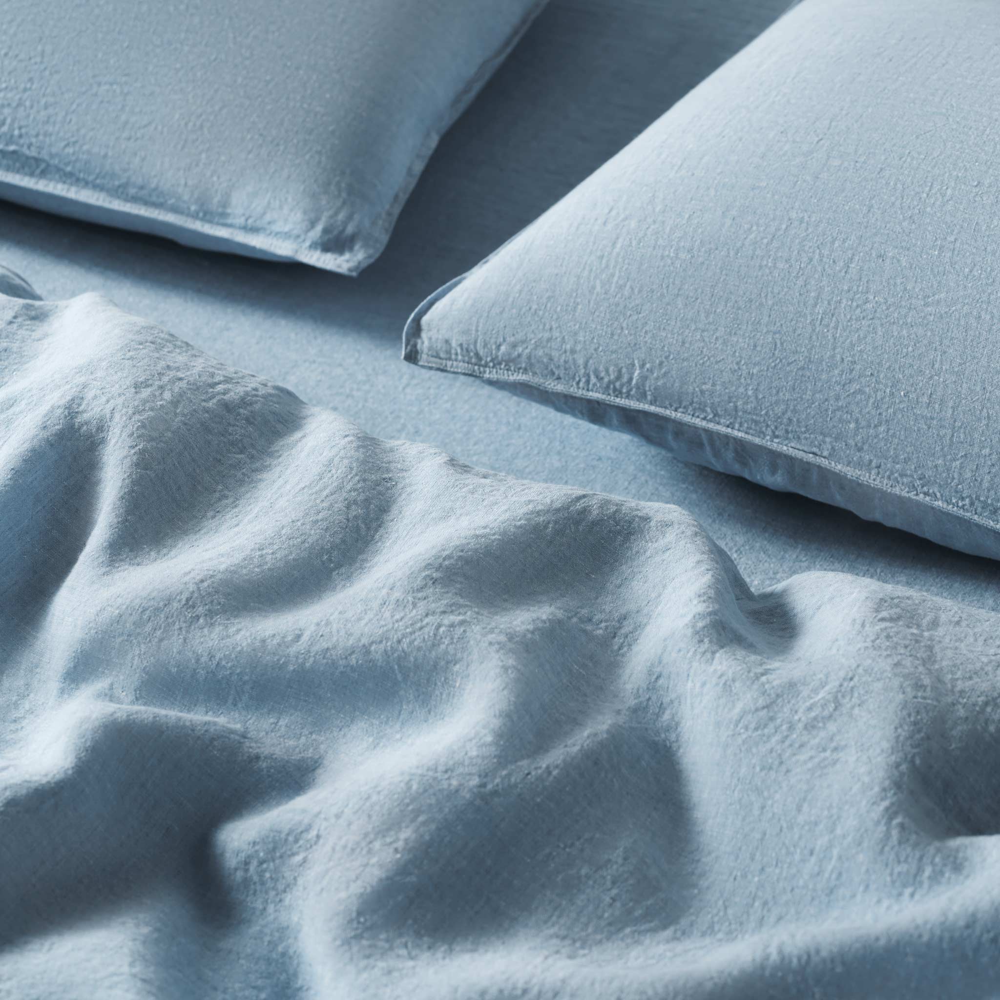 Washed European Linen Pillowcase Set