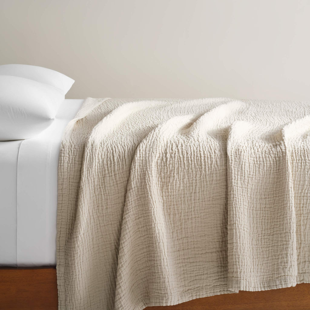 Breezeweave Crinkle Cotton Bed Blanket