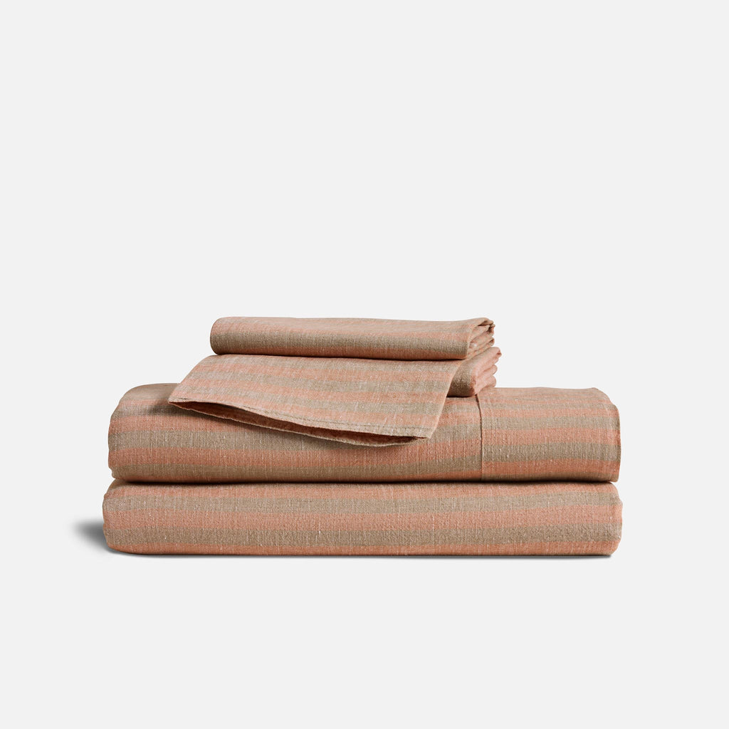 Washed European Linen Core Sheet Set - Last Call