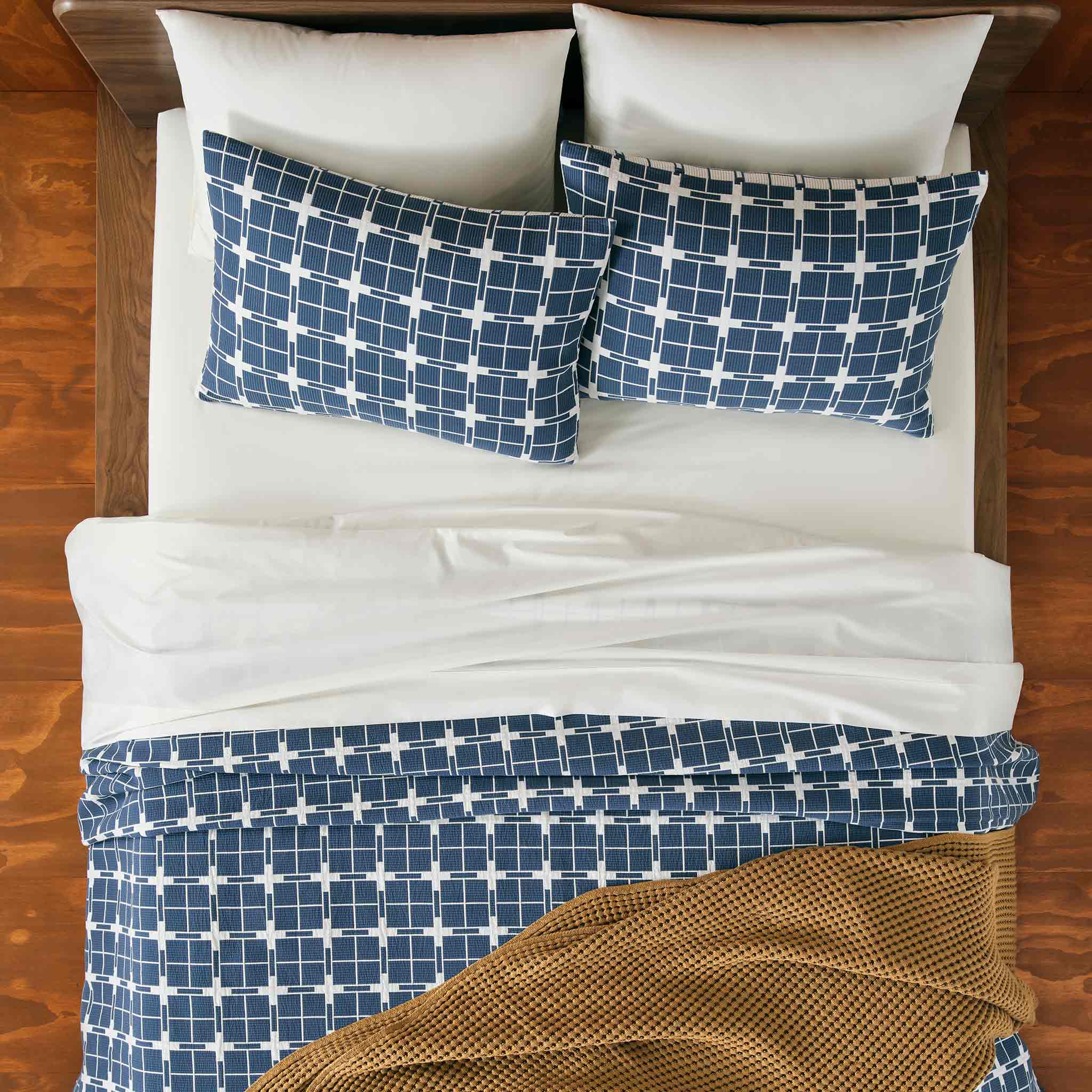 Ribbed Matelasse Sham Set - Last Call