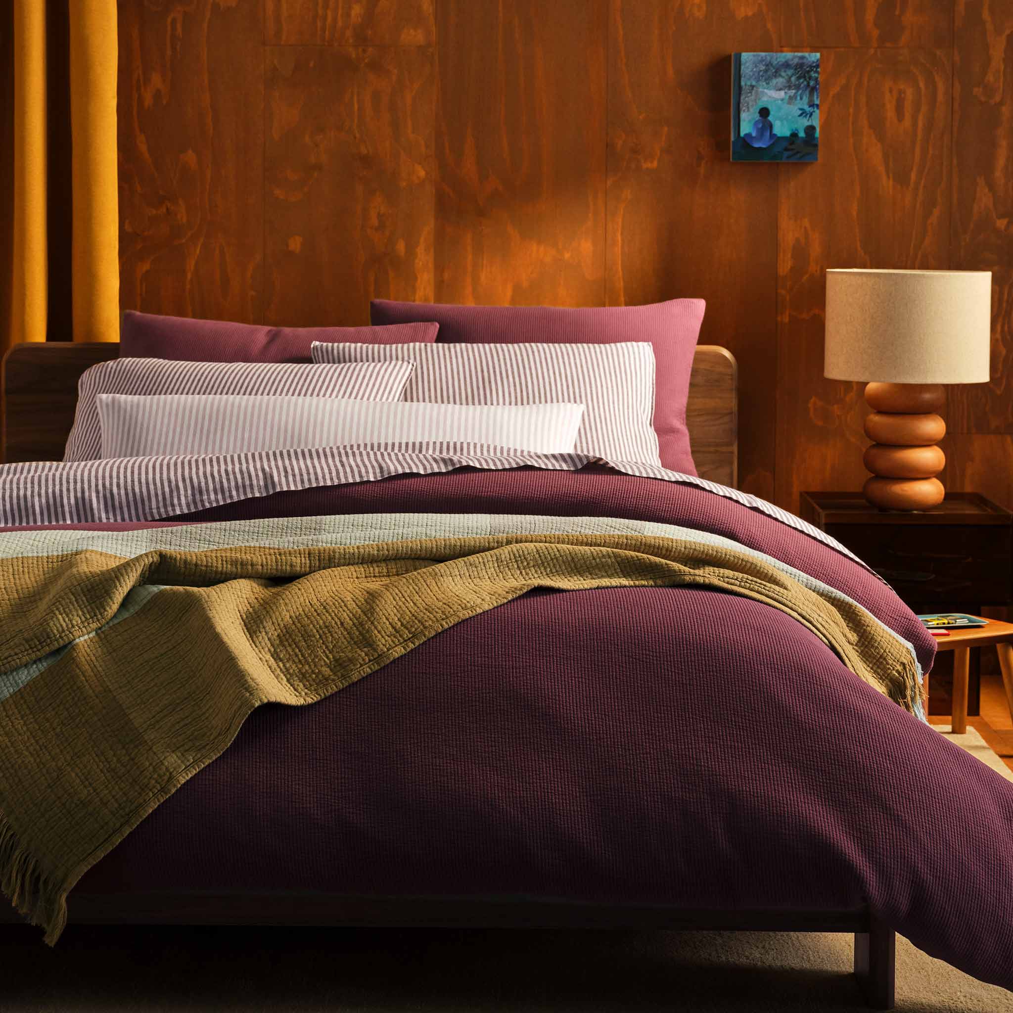 Ribbed Matelasse Duvet Cover - Last Call