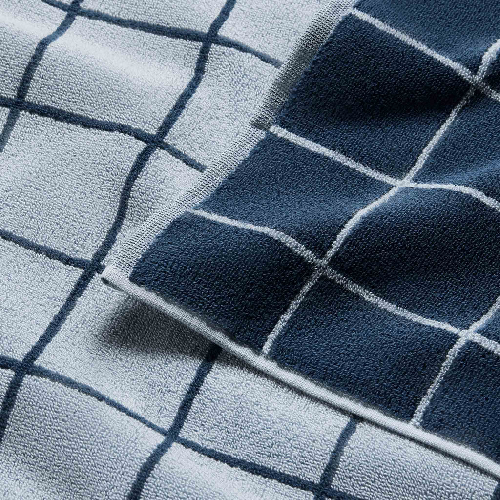 Windowpane Bath Towels Set of 2 - Last Call