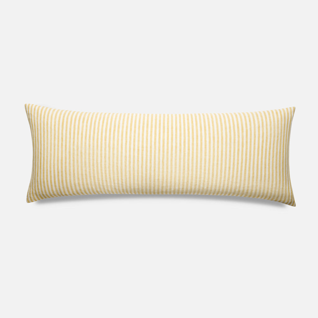 Washed European Linen Lumbar Pillow Cover