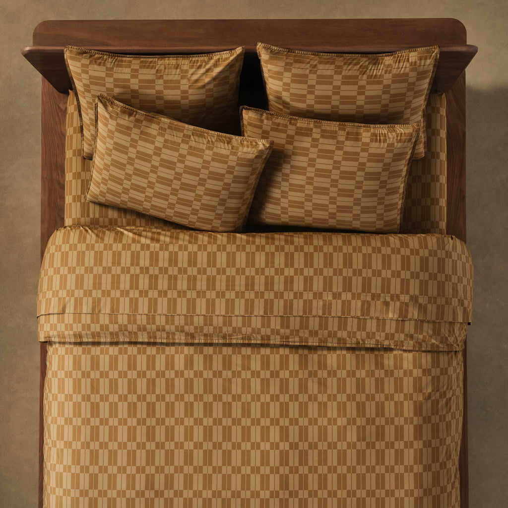 Washed Classic Percale Duvet Set