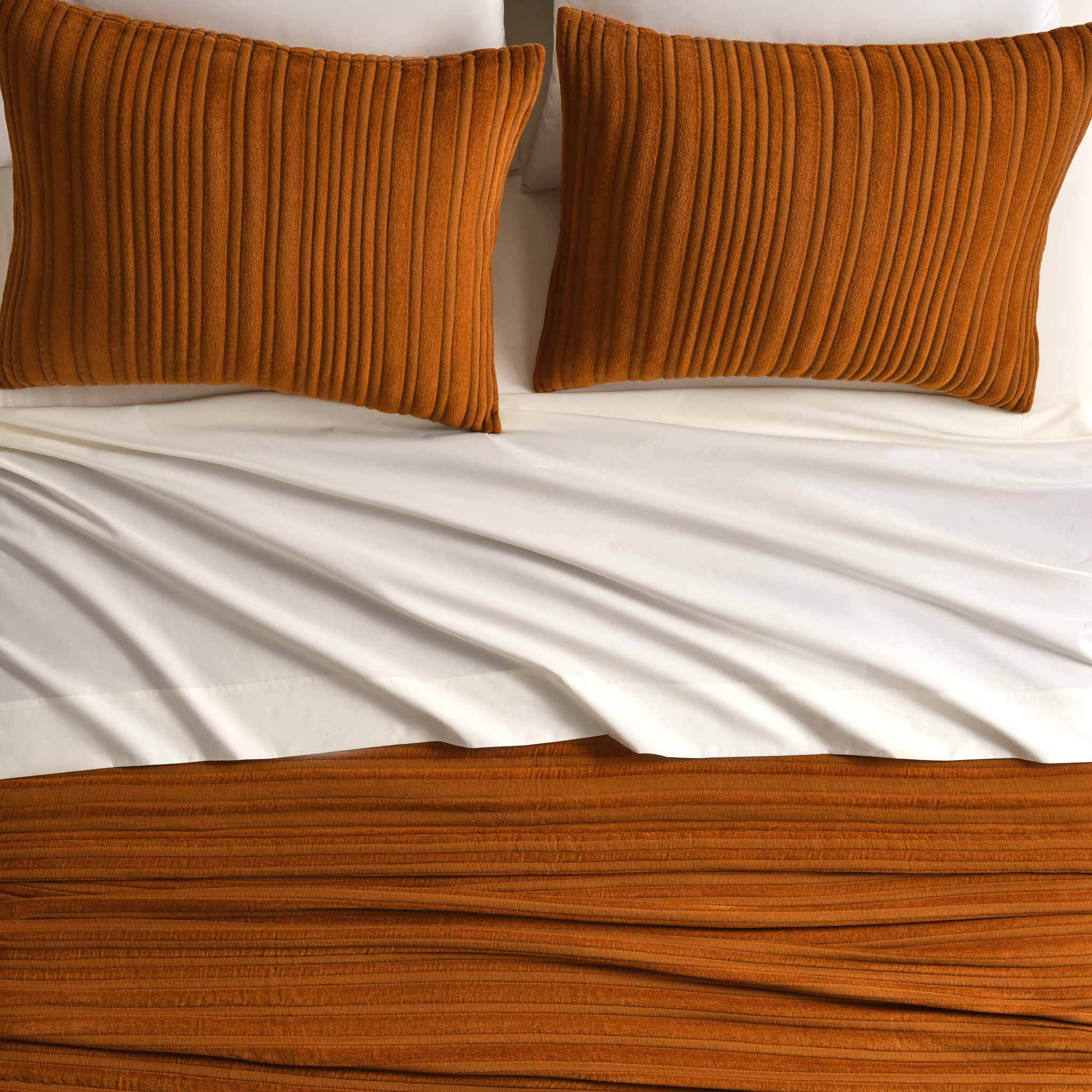 Cozy Ribbed Quilted Shams - Last Call