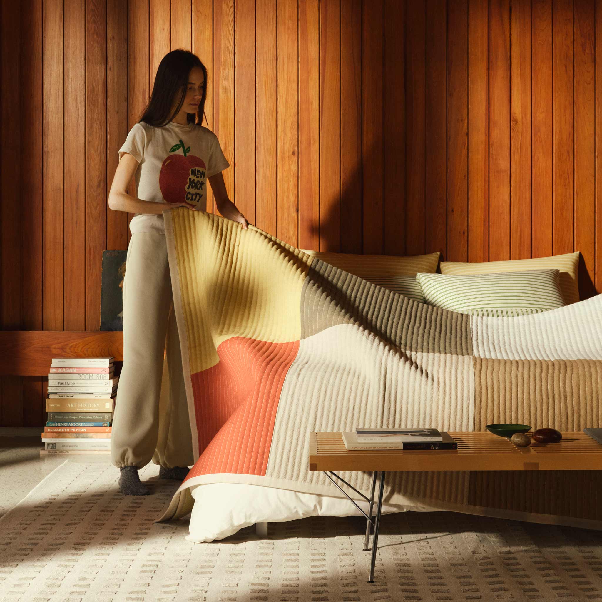 Colorblock Patchwork Quilt