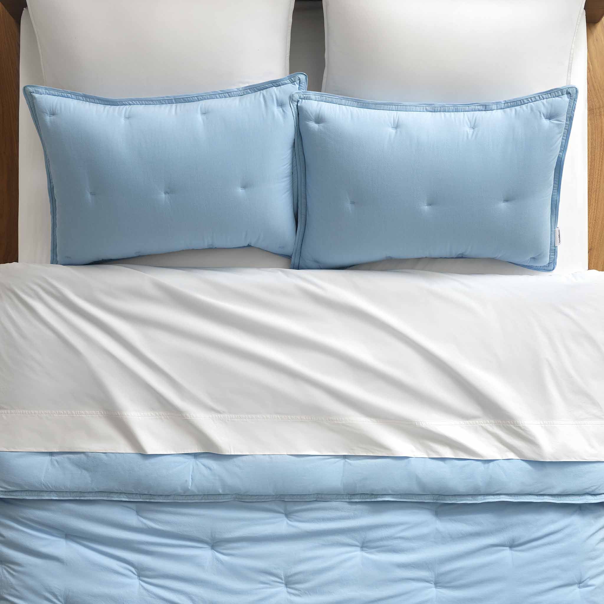 Washed Classic Percale Sham Set