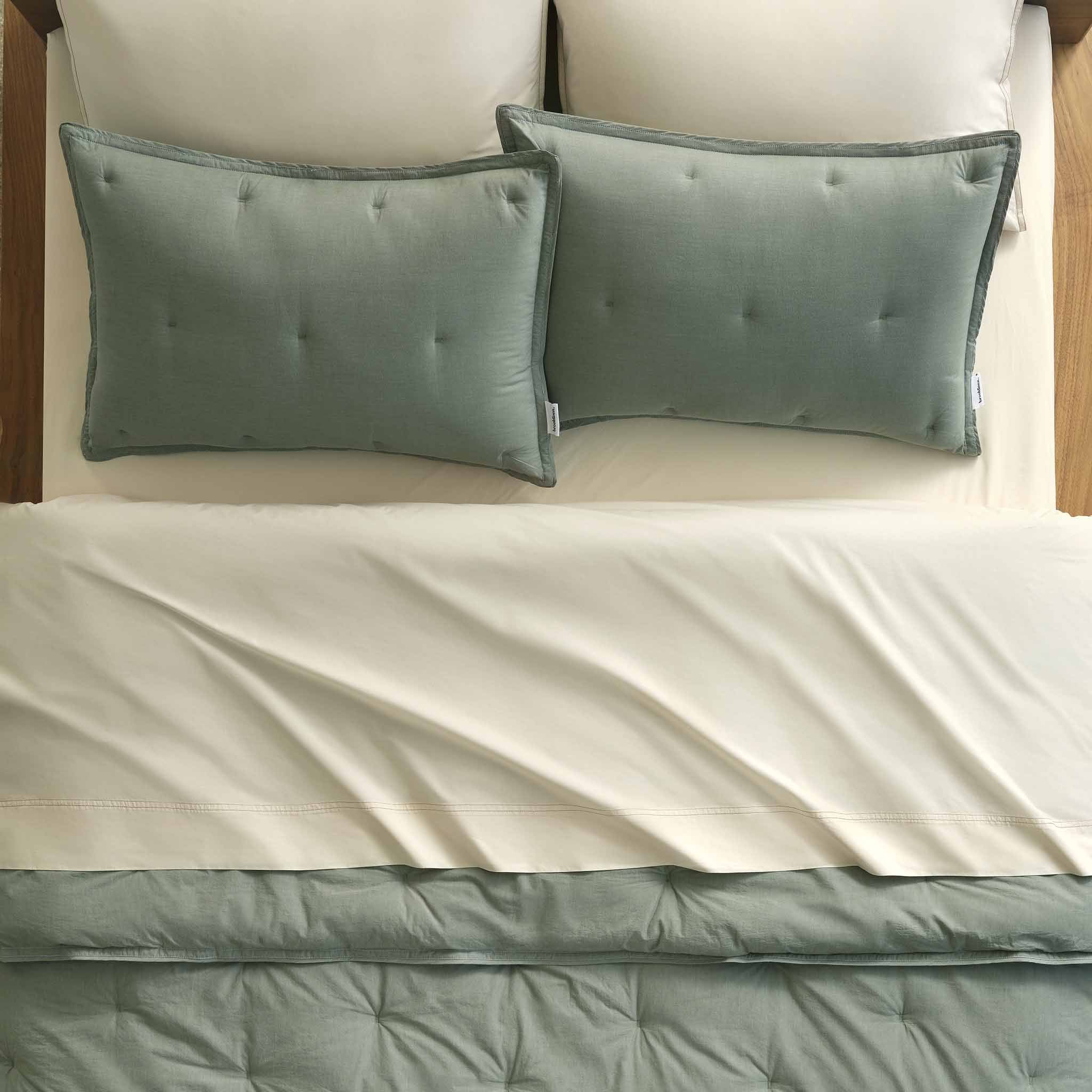 Washed Classic Percale Sham Set