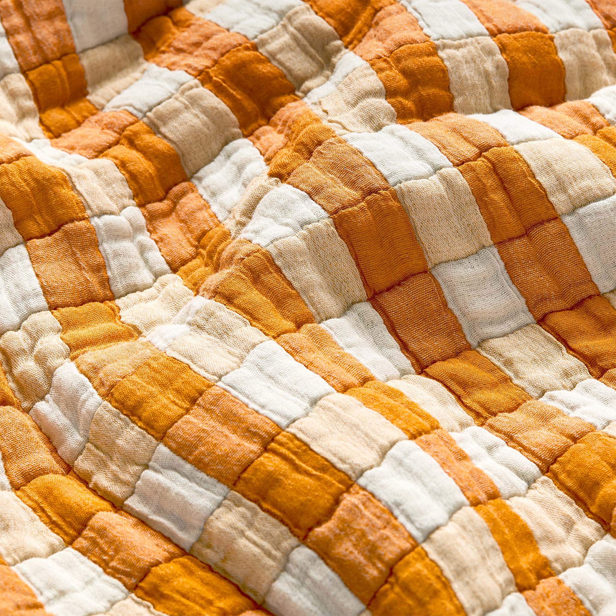 Breezeweave Cotton Gingham Bed Blanket