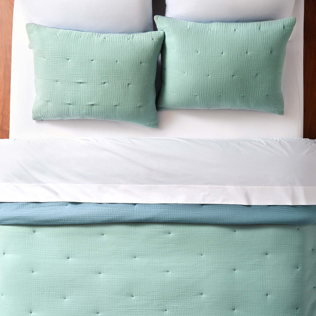 Breezeweave Reversible Cotton Sham Set