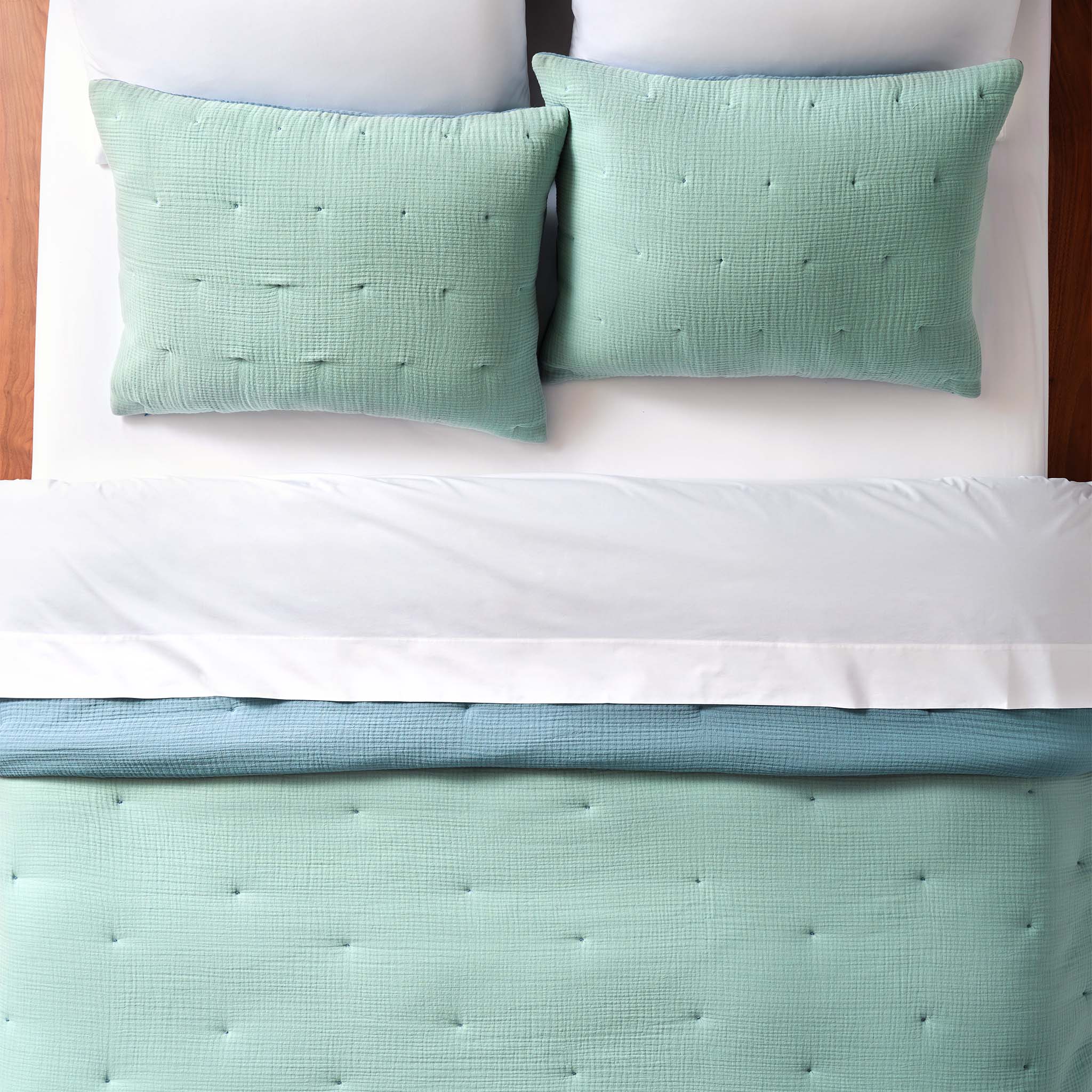 Breezeweave Reversible Cotton Sham Set