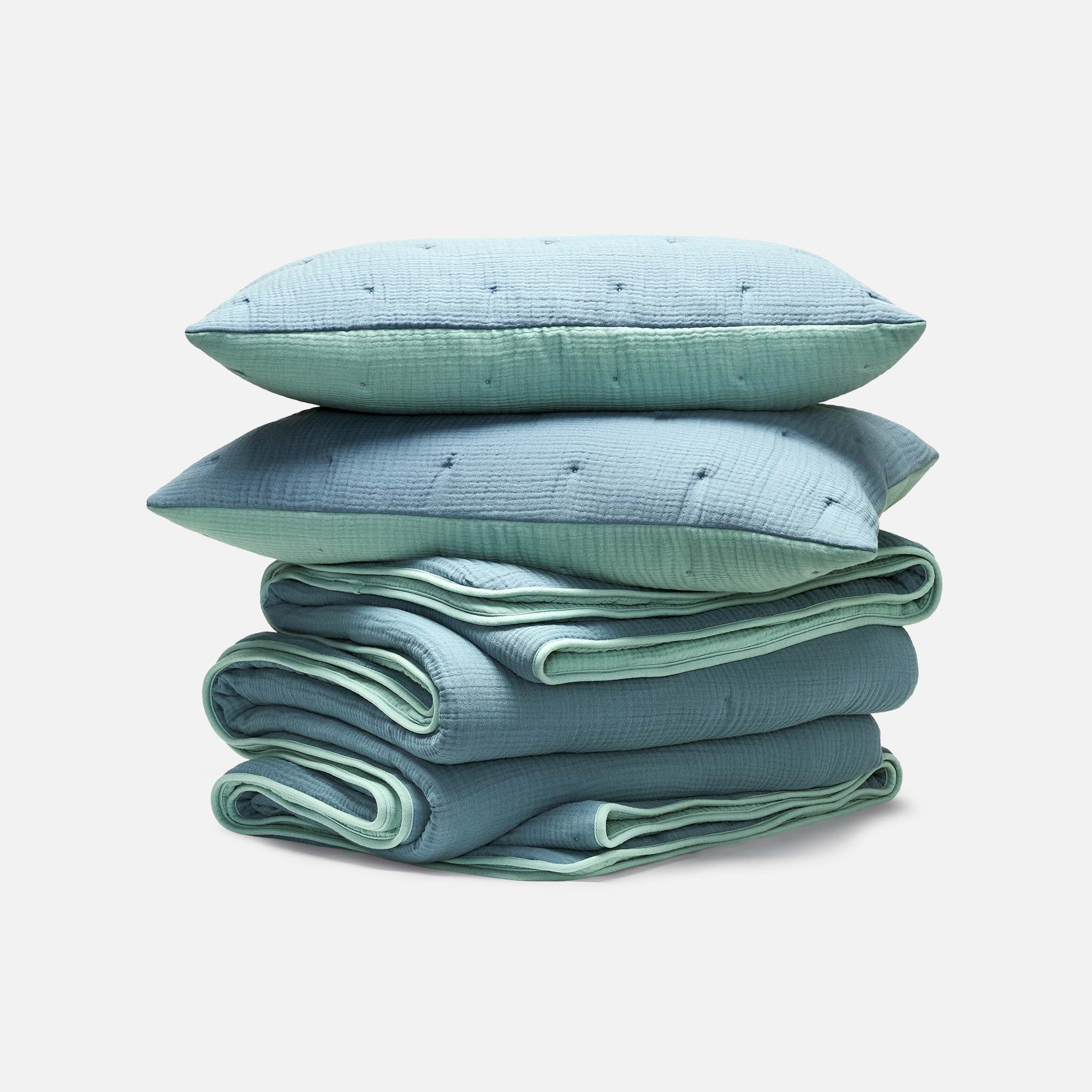 Breezeweave Reversible Cotton Comforter Set