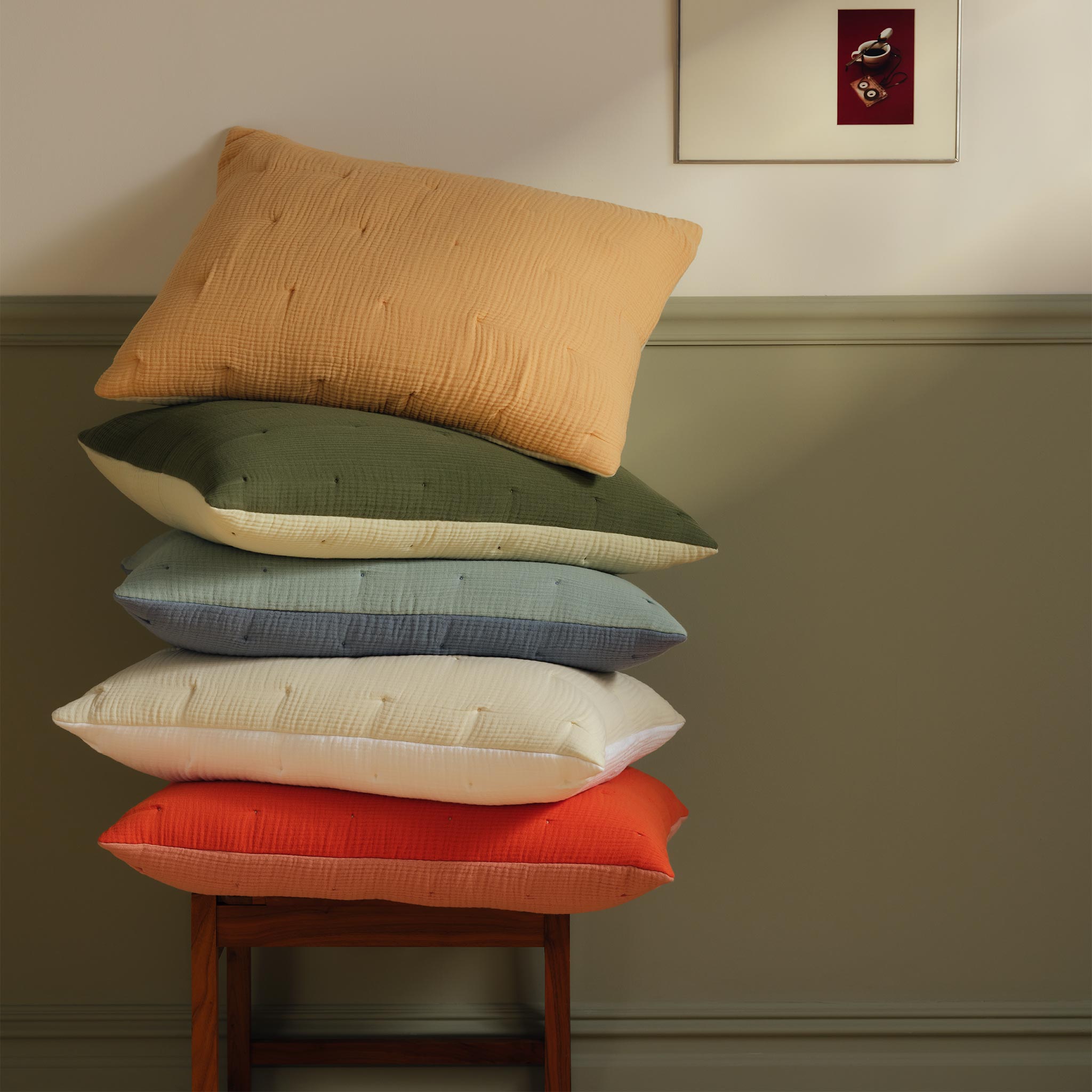 Breezeweave Reversible Cotton Sham Set