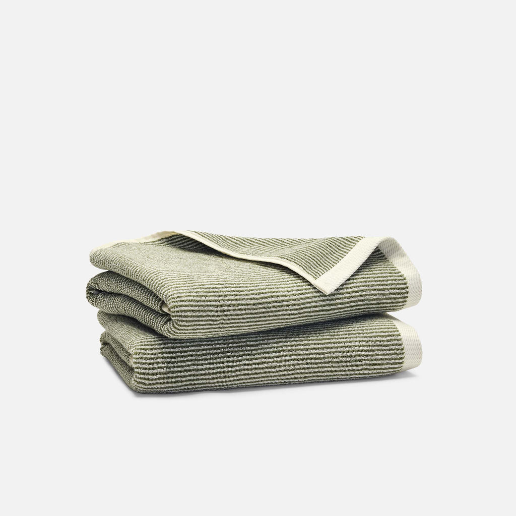 Plush Turkish Cotton Bath Towels Set of 2