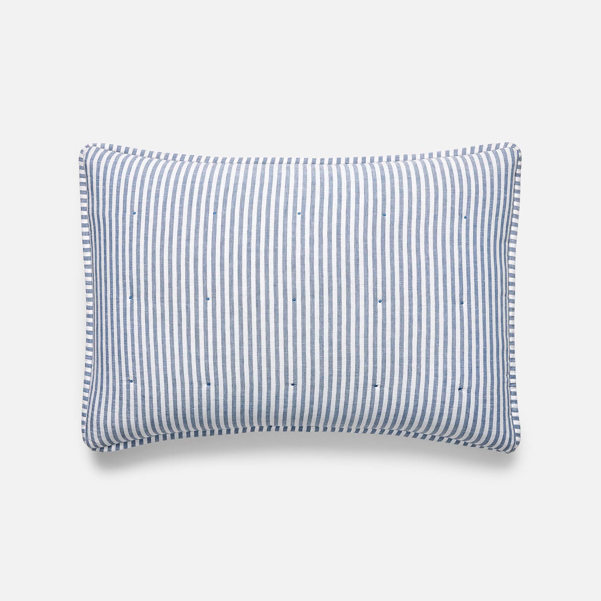 Washed European Linen Quilted Sham Set