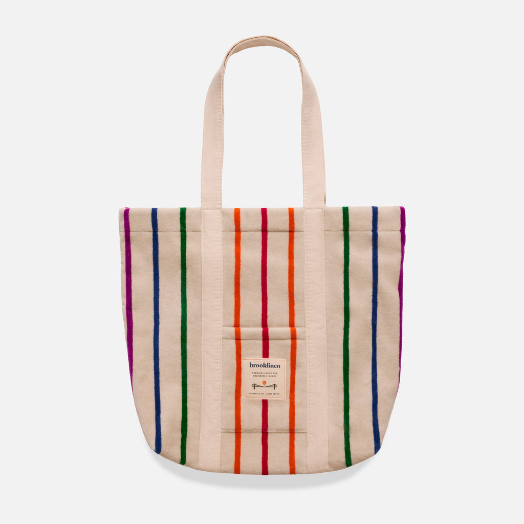 Surfside Stripe Terry Tote